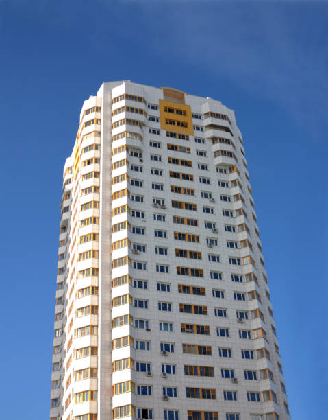 istock New constructed building over clear blue sky 639574036