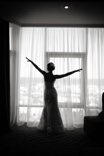 istock Black and white wedding picture. 639574380