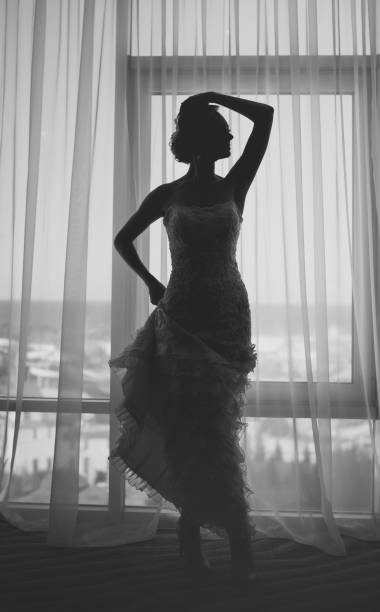 istock Black and white wedding picture. 639574440