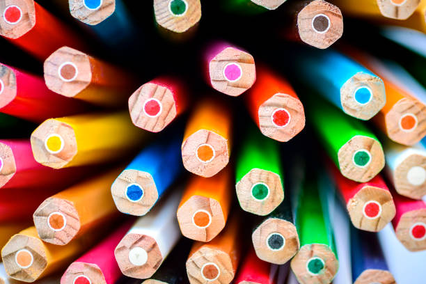 istock Bunch of colorful pencils 639582304