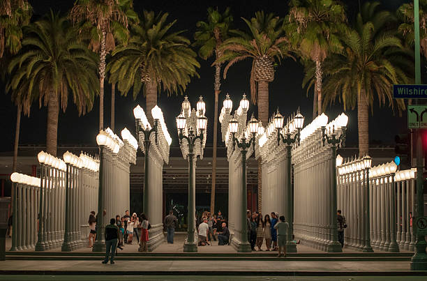 Museum of Art in Los Angeles, California, USA stock photo
