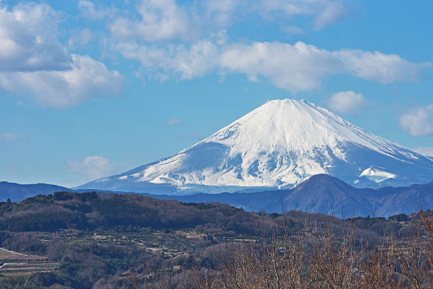 istock Mount Fuji to see from Ninomiya-machi 639584420