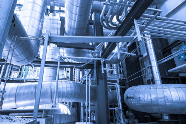 istock Piping and equipment 639590940