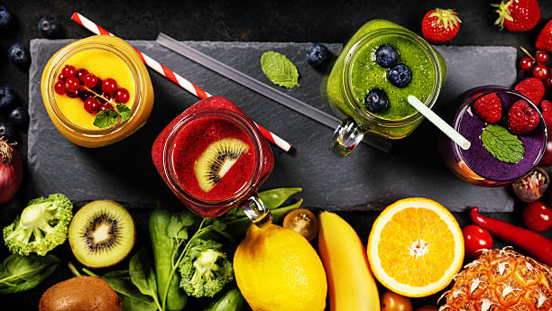istock Fresh smoothies and fruits 639594080
