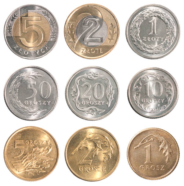 istock Full set of Poland coin 639595228