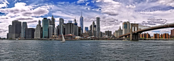 istock Lower Manhattan and Brooklyn Bridge. 639598202