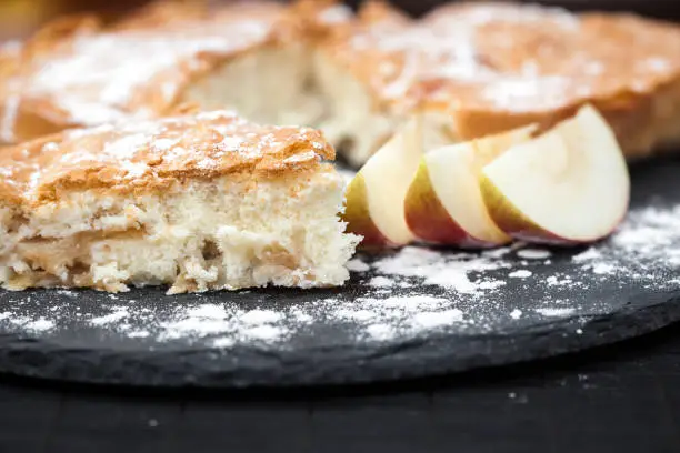 Photo of homemade appetizing Apple pie