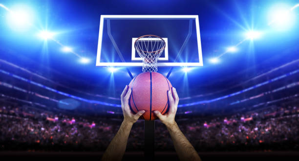 istock Basketball player with ball 639599186