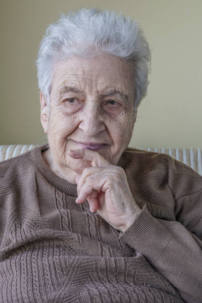 istock happy senior woman thinking 639606920