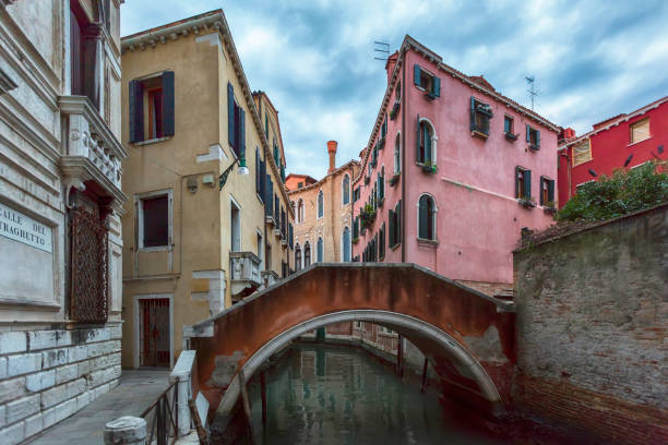 Water street in San Marko region in Venice