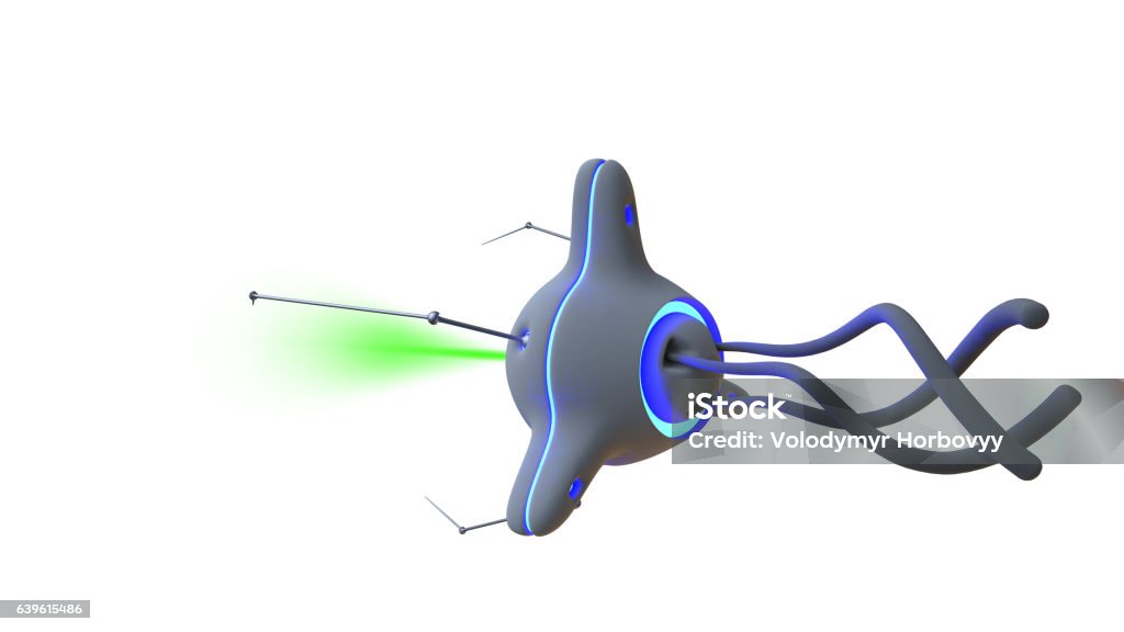 Nanoroboter 3drendern Stock Vektor Art und mehr Bilder von Biologie