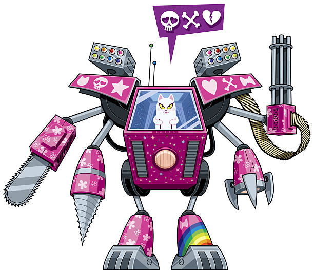 Pink Cat Machine 140+ Cat Machine Gun Stock Photos, Pictures & Royalty-Free Images - iStock