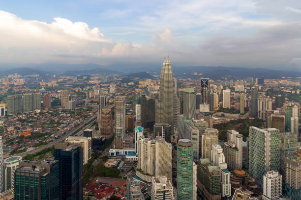 istock Kuala Lumpur Modern City Aerial View 639618628