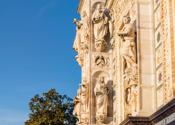 istock Pavia Carthusian monastery statues. 639619642