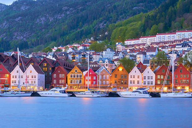 istock Bergen's port timber houses 639621422