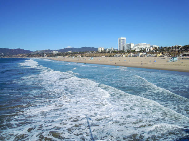 istock Santa Monica, LA, beach - Stock Image 639623450