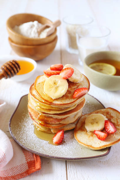 istock Pancake with rice milk and rice flour 639626072