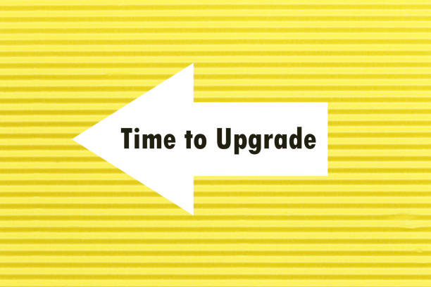istock TIME TO UPGRADE written under torn paper. 639629300