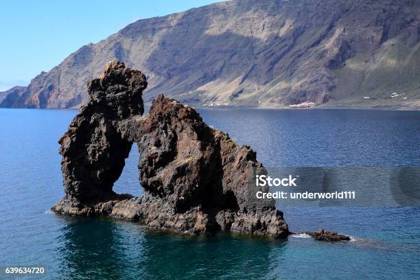 Roque De Bonanza Beach In El Hierro Stock Photo - Download Image Now - El Hierro - Canary Islands, Island, Arch - Architectural Feature