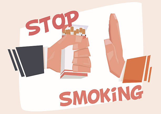 タバコのオファーの概念を拒否 - ideas tobacco product addiction anti smoking点のイラスト素材／クリップアート素材／マンガ素材／アイコン素材