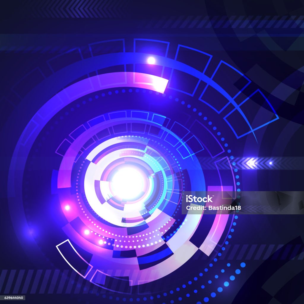 Technology Abstract Color Abstract Technology Background Stock Illustration - Download Image Now ...