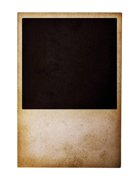 istock Old instant photos film 639644074