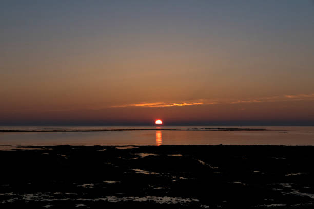 istock Sunset in Brittany (Morbihan), France. 639644946