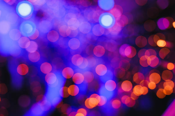 デフォーカスライトの背景  - colors heat abstract christmas ストックフォトと画像