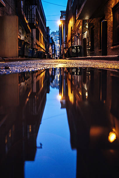 istock Alley reflections. Downtown Philadelphia. 639646294