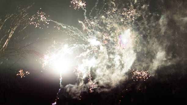 istock powerful fireworks in the night sky 639648532