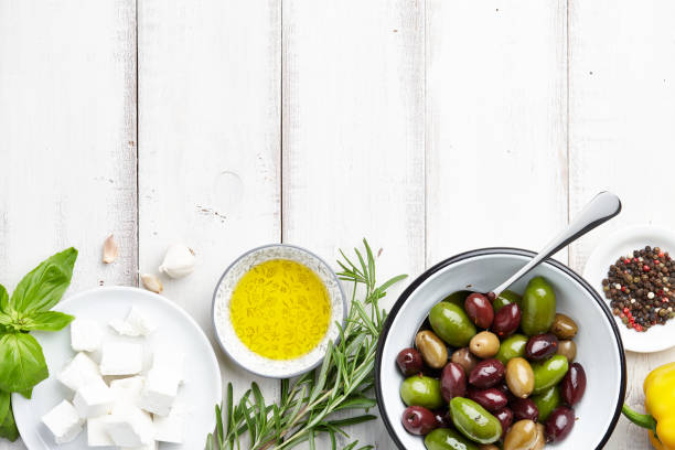 istock Mediterranean cuisine ingredients 639648800