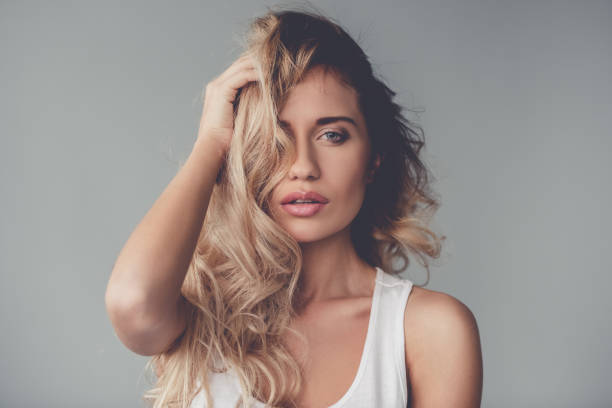 istock Beautiful blonde girl 639651134