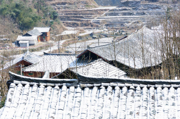 istock The rural scenery in winter 639652028