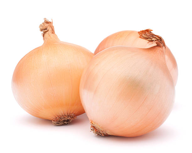 istock Gold onion vegetable bulbs 639652498