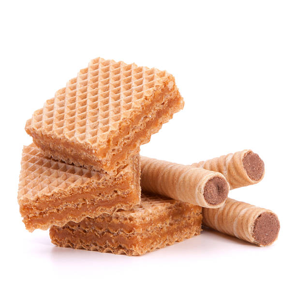 istock Wafers or honeycomb waffles 639654992