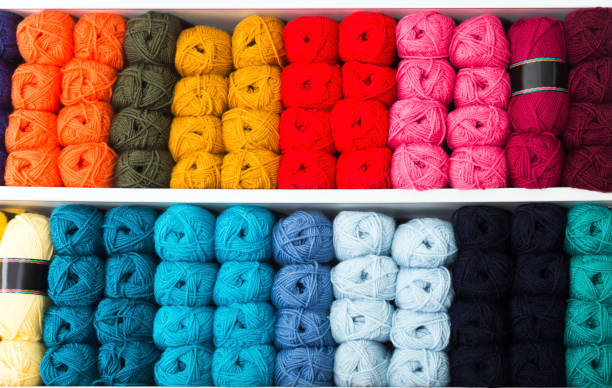 istock knitting yarn in store 639658406