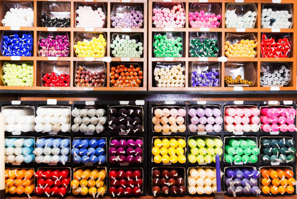 istock multicolored candles in store 639658558