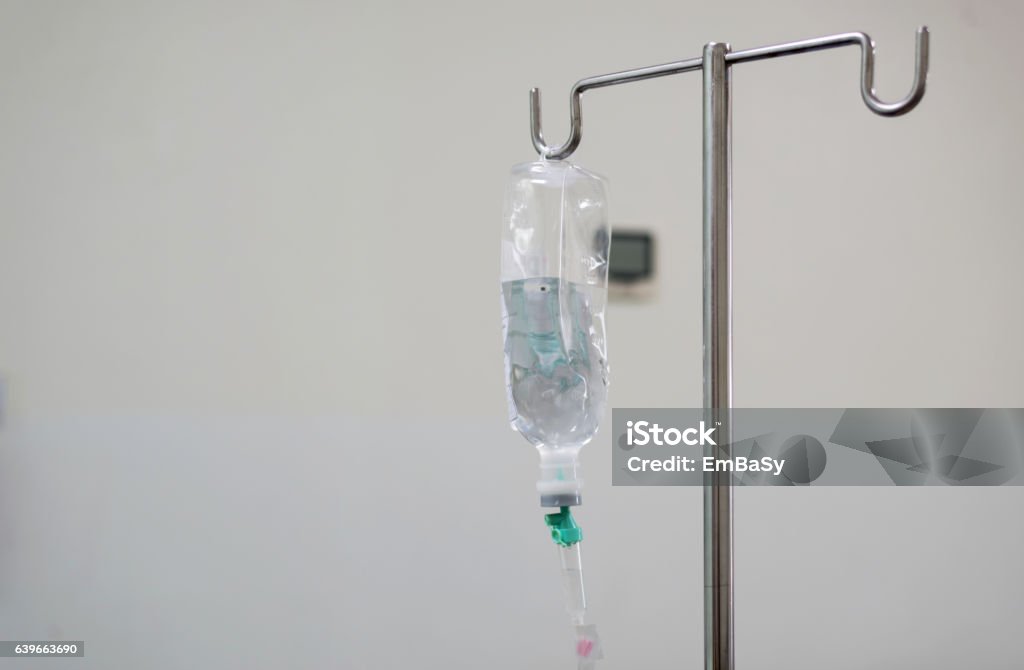 Iv Bag Hanging On A Metal Pole In The Hospital Stock Photo - Download Image  Now - Accidents and Disasters, Bag, Care - iStock
