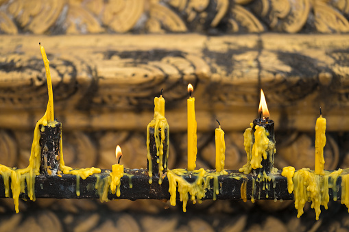 Candle in temple