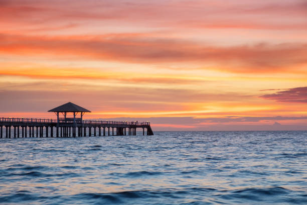 istock Beautiful view at sunset 639663934