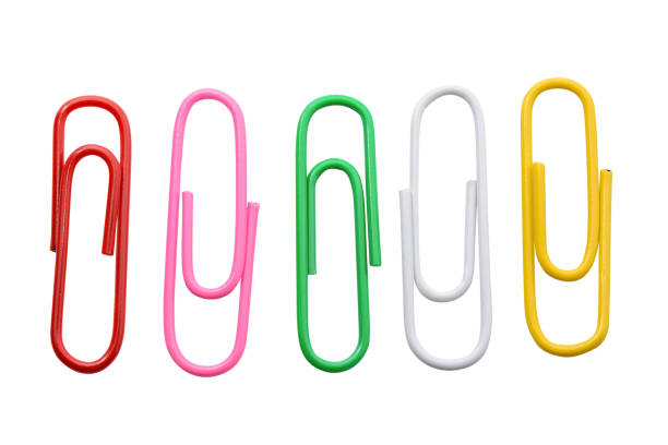 istock isolated color paper clips 639667528