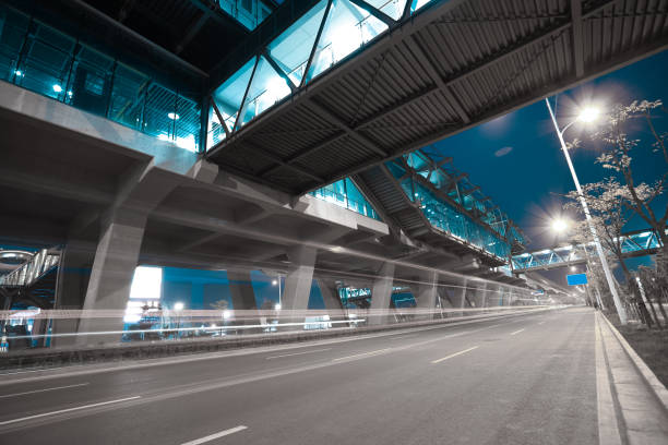 istock City road surface floor with viaduct bridge 639667938