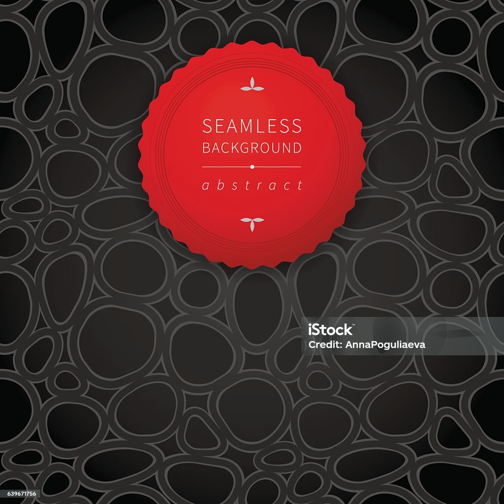 Red Spotted Pattern Names Spotted Seamless Pattern With Red Label Stock Illustration - Download ...