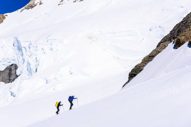 istock Ice Climbing on glacier in Switzerland - Aletsch Glacier 639672162