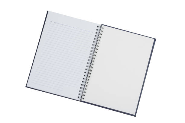 istock Open blank book isolated on white background 639672236