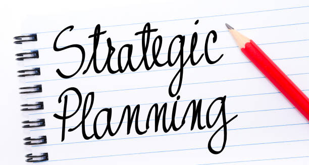 istock Strategic Planning written on notebook page 639672450