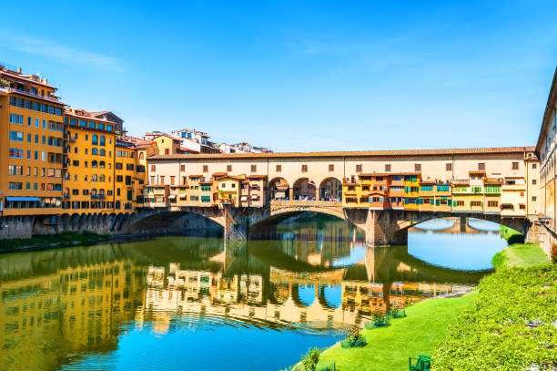 istock Famous landmark Ponte Vecchio in Florence, Italy. 639674044