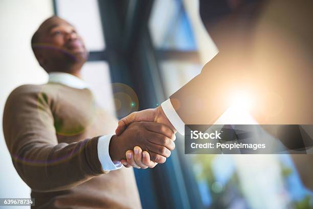 Great Things Can Only Be Achieved Together Stock Photo - Download Image Now - Handshake, Business, Multiracial Group