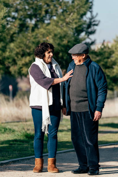 istock Senior Couple walking. 639679140