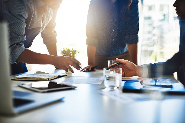 istock Brainstorming ways to improve business 639679308